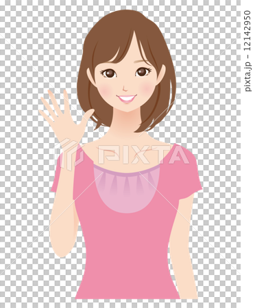 Female facial expression housewife Female facial expression housewife 12142950