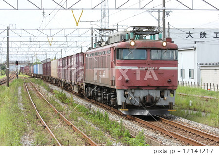 JR貨物 EF81 748号機 貨物列車 JR貨物 EF81 748号機 貨物列車 12143217