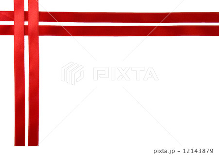 Red ribbon border Red ribbon border 12143879