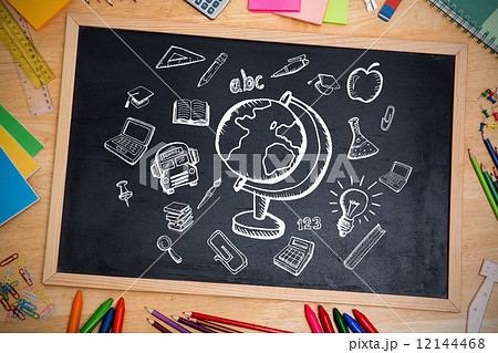 Composite image of education doodles Composite image of education doodles 12144468