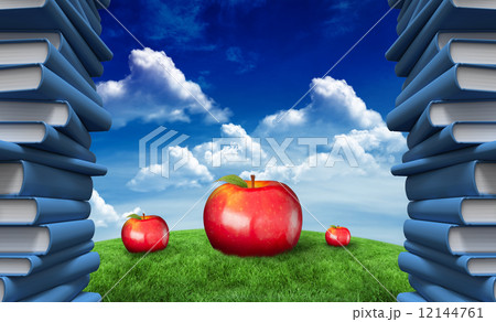 Composite image of red apples 12144761