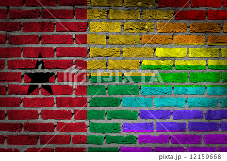 Dark brick wall - LGBT rights - Guinea Bissau 12159668