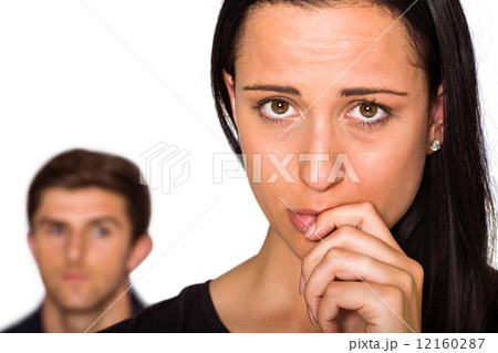 Couple not talking after argument 12160287