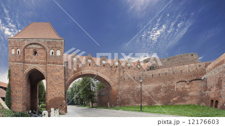 Bailey in old town of Torun, Poland. 12176603