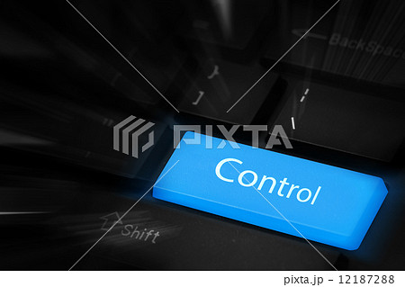 Control blue button keyboard Control blue button keyboard 12187288