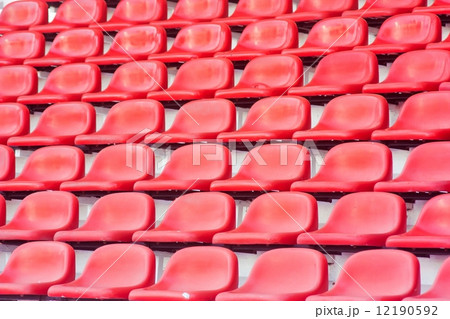 red stadium seats