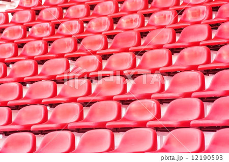 red stadium seats