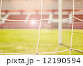 behind the net with Stadium background 12190594