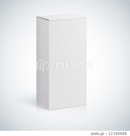 White blank box with empty space 12190989