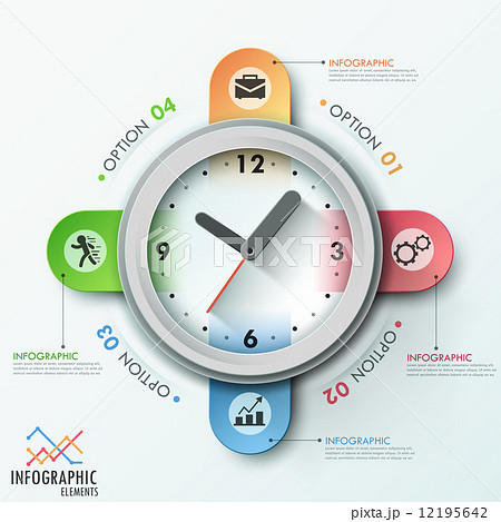 Modern Infographic template Modern Infographic template 12195642