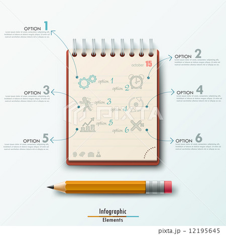 Modern Infographic template Modern Infographic template 12195645