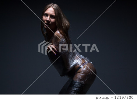 Photo of young wraped woman Photo of young wraped woman 12197200