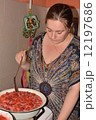 strawberry jam cooking 12197686