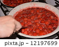 strawberry jam cooking 12197699