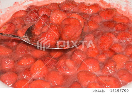 strawberry jam cooking 12197700