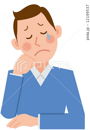 男性　泣く 12199537