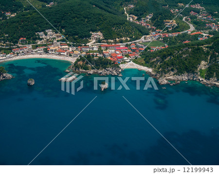 Aerial landscape of Parga Greece Aerial landscape of Parga Greece 12199943