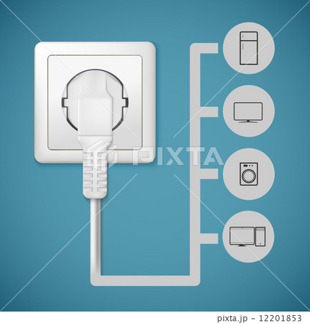 Electrical plug closeup 12201853