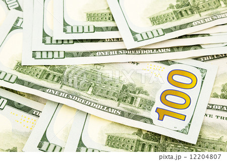 new edition 100 dollar banknotes, money for credit and benefit new edition 100 dollar banknotes, money for credit and benefit 12204807