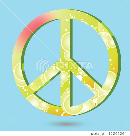 【F3号/手作り額縁入】Symbol of PEACE-平和の象徴- freedom symbolのイラスト素材 [12205264] - PIXTA