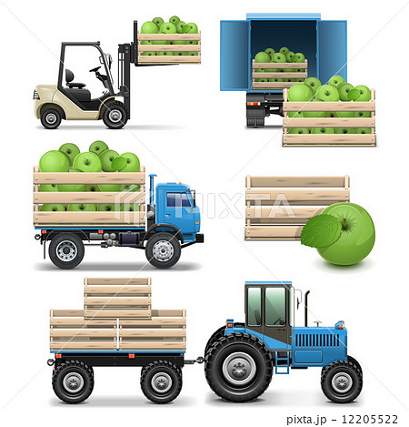 Vector Agricultural Icons Vector Agricultural Icons 12205522