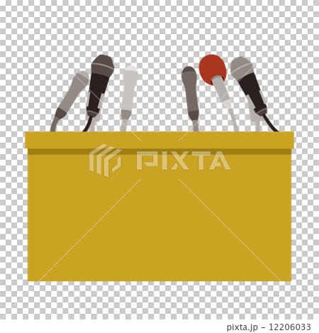 Podium and microphone Podium and microphone 12206033