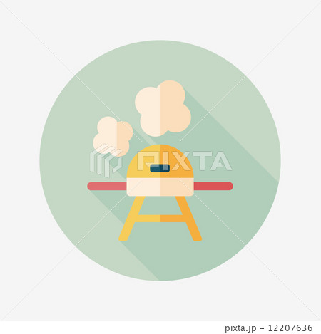 bbq flat icon with long shadow,eps10 bbq flat icon with long shadow,eps10 12207636