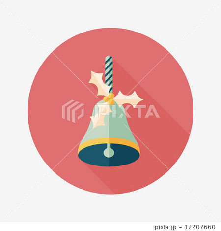 Christmas bells flat icon with long shadow,eps10 Christmas bells flat icon with long shadow,eps10 12207660