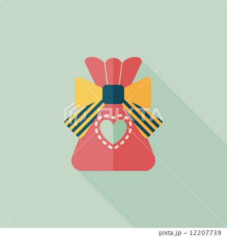 Gift flat icon with long shadow,eps10 Gift flat icon with long shadow,eps10 12207739