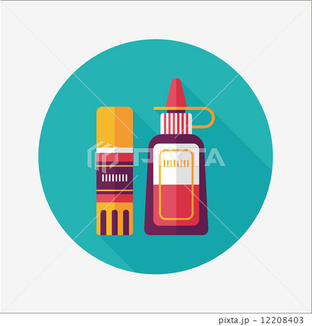 glue flat icon with long shadow,eps10 glue flat icon with long shadow,eps10 12208403