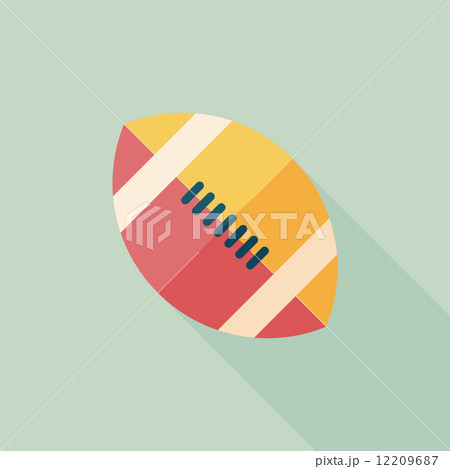 american football flat icon with long shadow,eps10 american football flat icon with long shadow,eps10 12209687