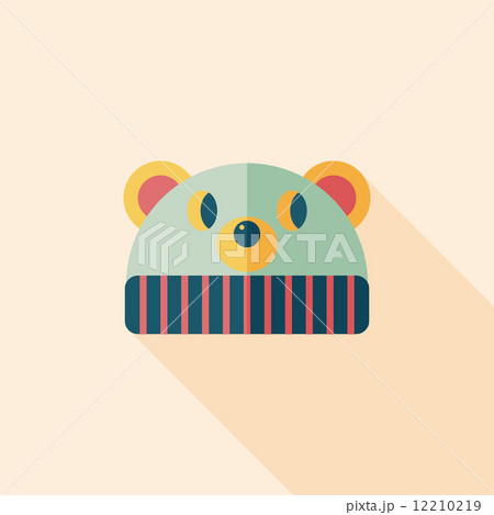 baby hat flat icon with long shadow,eps10 12210219