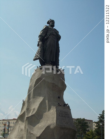 ロシア　ハバロフスク市　ハバロフ像　 12211522