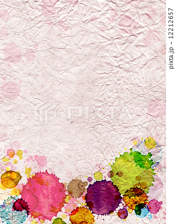 Texture old paper with stains of paint 12212657