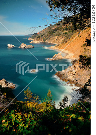 Big Sur in moonlight 12213704