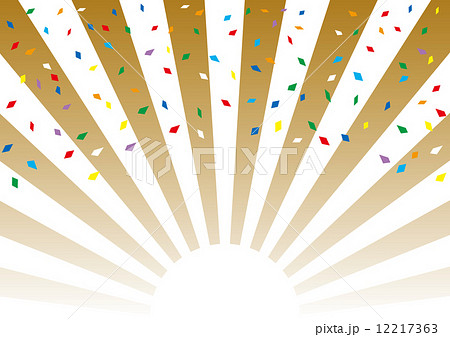 放射状の背景画像＿横タイプ 12217363