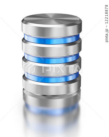 Hard disk drive data storage database icon symbol 12218878