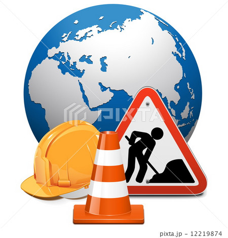 Vector Repair Concept with Globe 12219874