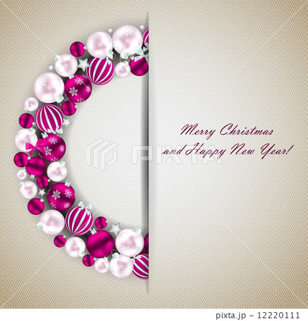 Abstract Beauty Christmas and New Year Background. Vector Illust 12220111