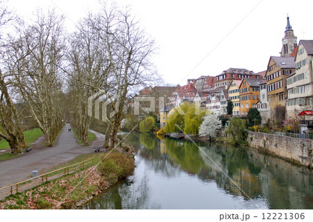 テュービンゲンの哲学者の道とネッカー川 テュービンゲンの哲学者の道とネッカー川 12221306