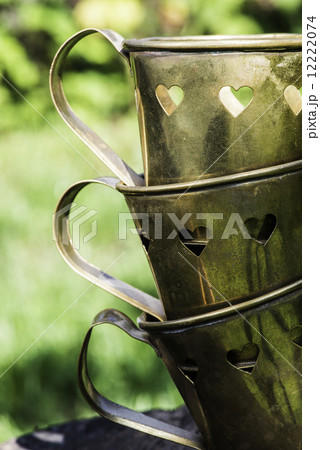 Cups with heart shapes Cups with heart shapes 12222074