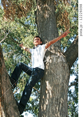 Teen on tree 12226098