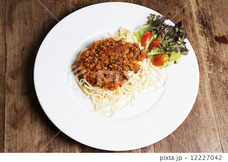 spaghetti with meat sauce spaghetti with meat sauce 12227042