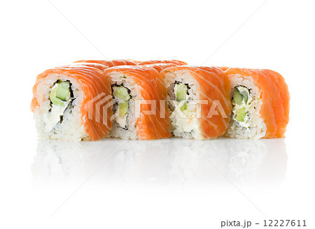 Sushi isolated on a white background. 12227611