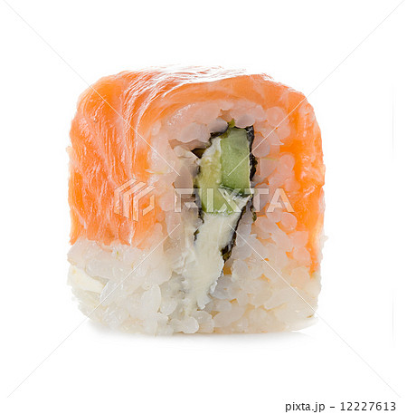 Sushi isolated on a white background.  12227613