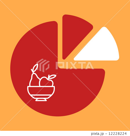 chart fruit plate. chart fruit plate. 12228224
