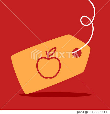 label with apple label with apple 12228314