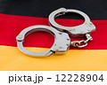 Handcuffs on German Flag 12228904