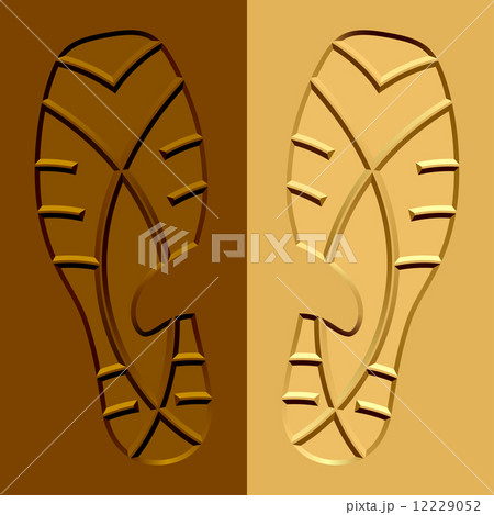 shoe imprints mud sand 12229052