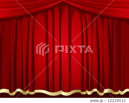 Red curtains background Vector Red curtains background Vector 12229512